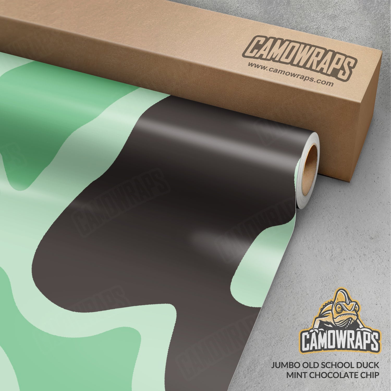 Old School Duck Mint Chocolate Chip Gun Skin Vinyl Wrap