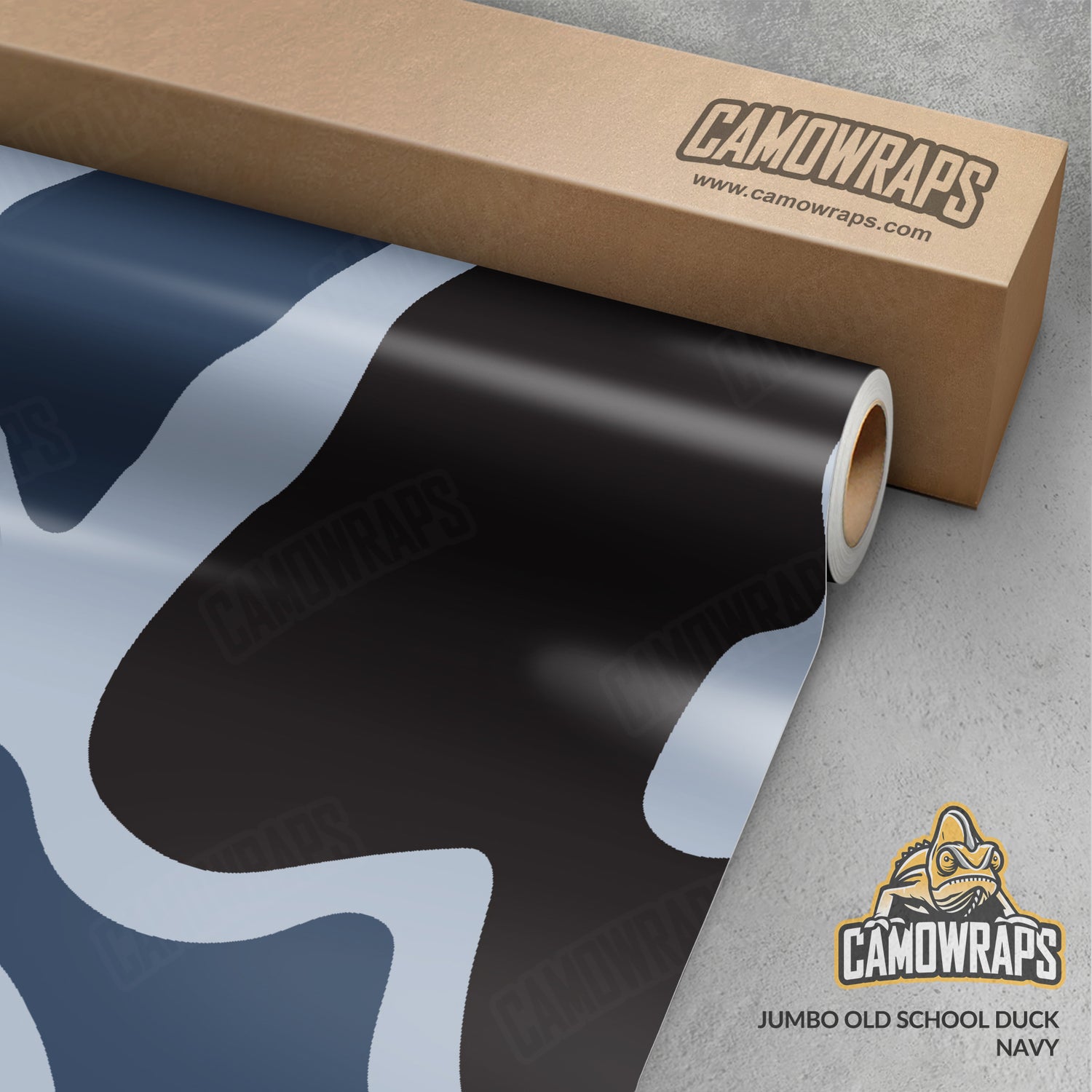 Old School Duck Navy Gun Skin Vinyl Wrap
