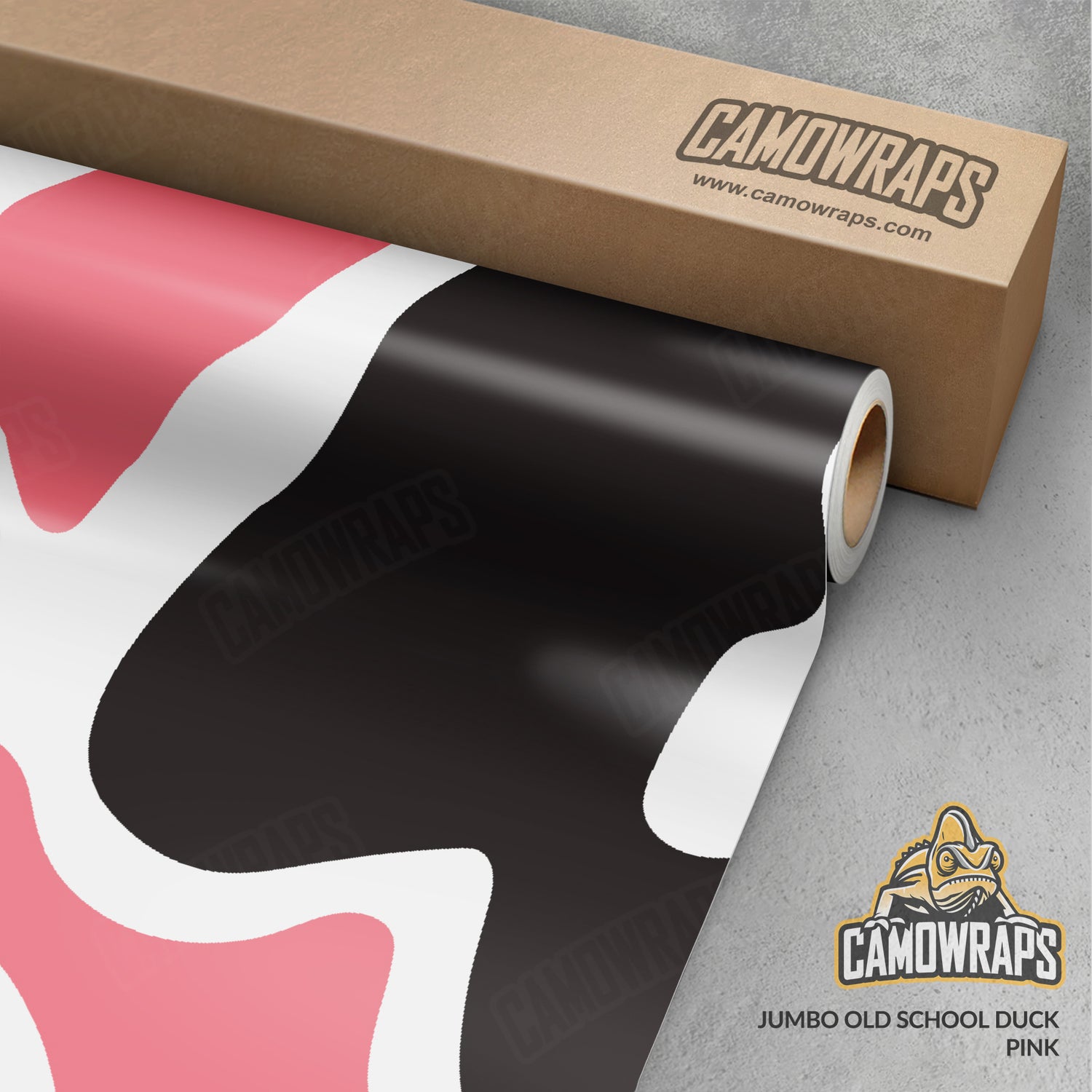 Old School Duck Pink Gun Skin Vinyl Wrap