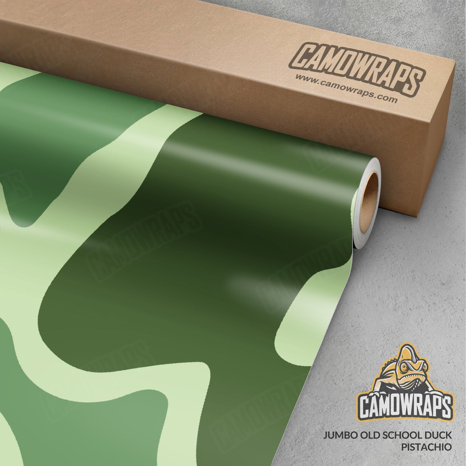 Old School Duck Pistachio Gun Skin Vinyl Wrap