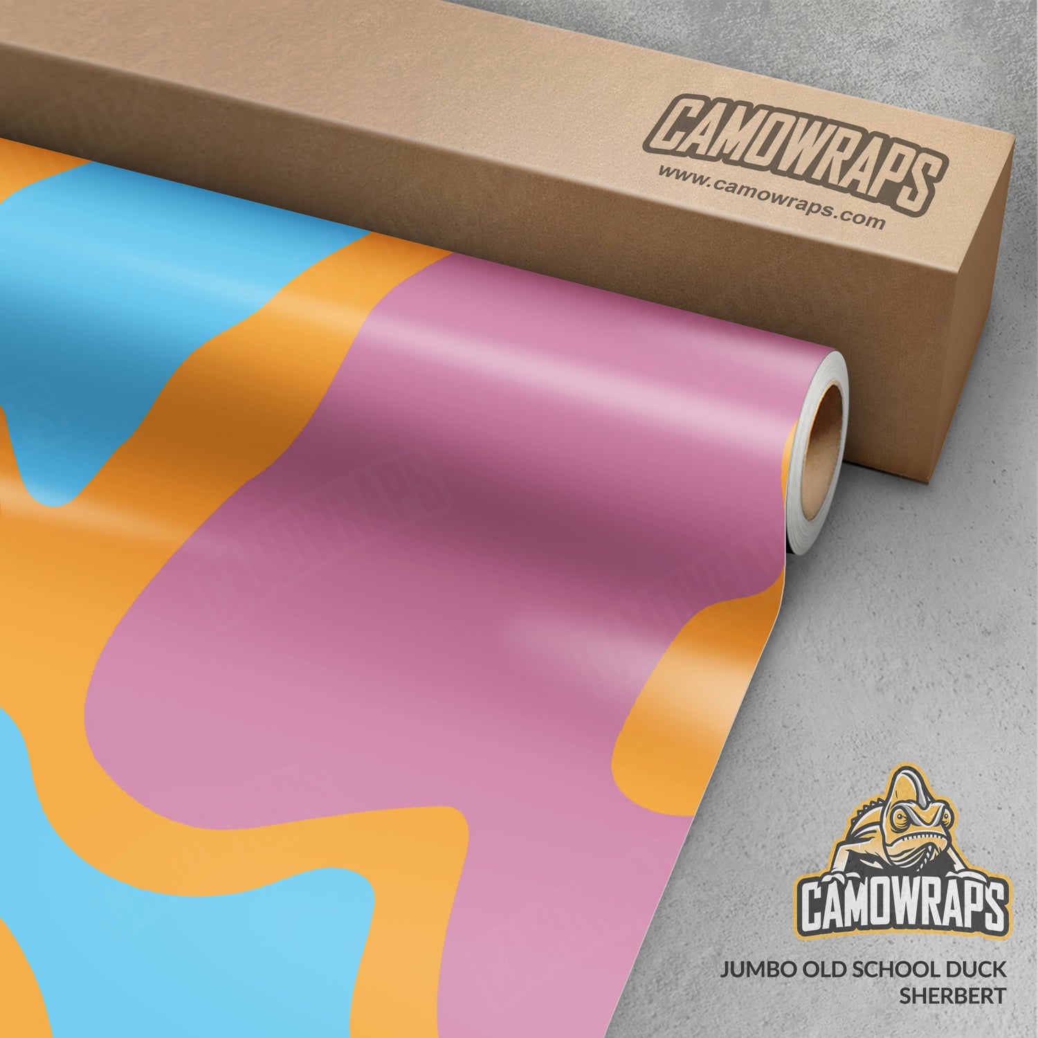 Old School Duck Sherbert Gun Skin Vinyl Wrap