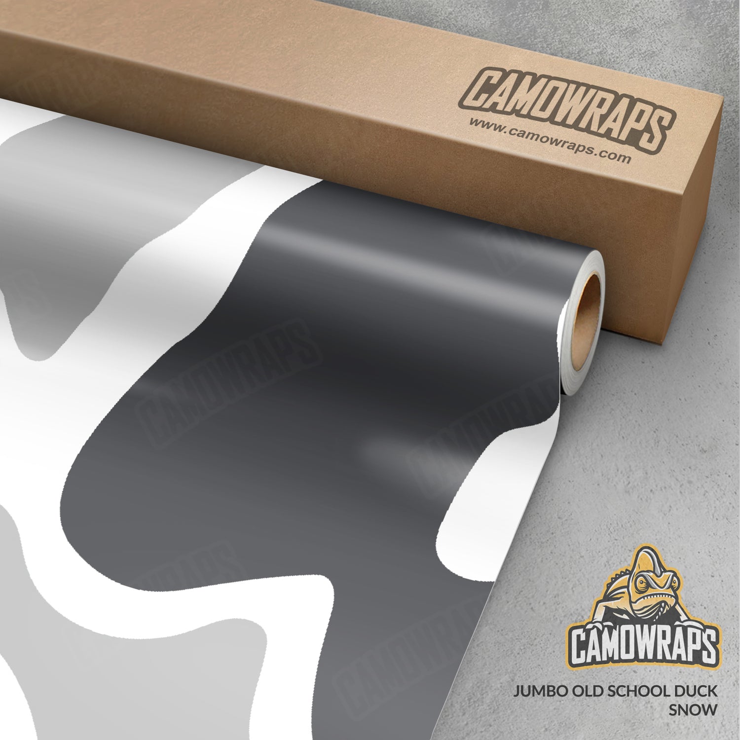 Old School Duck Snow Gun Skin Vinyl Wrap