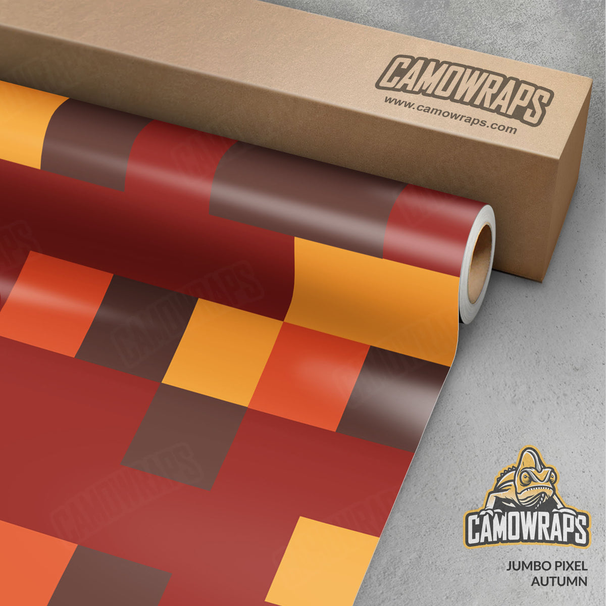 Pixel Autumn Gun Skin Vinyl Wrap