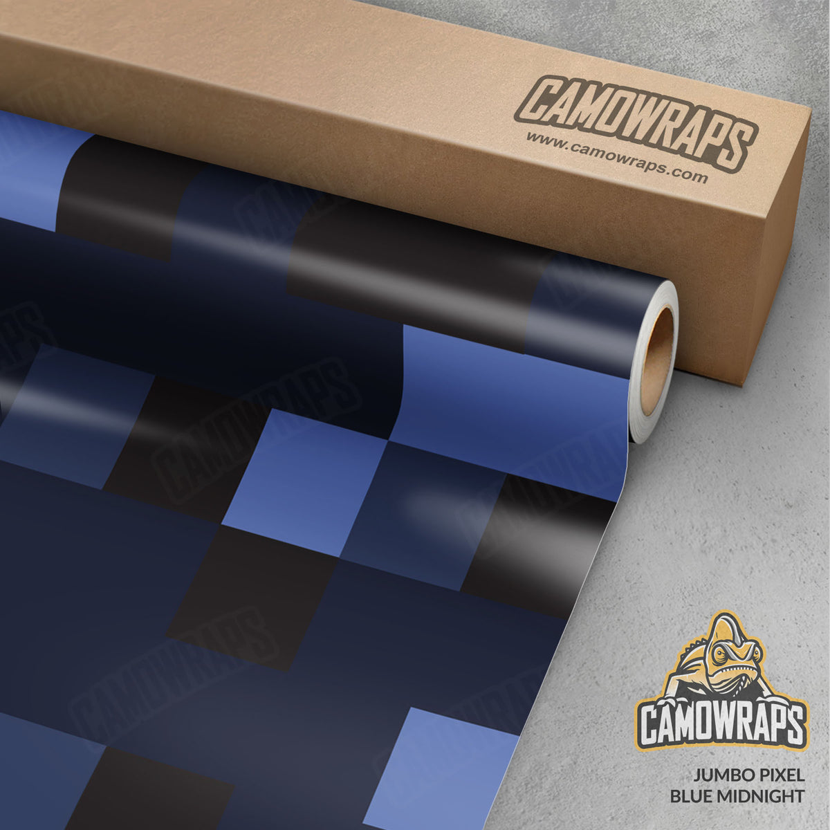 Pixel Blue Midnight Gun Skin Vinyl Wrap
