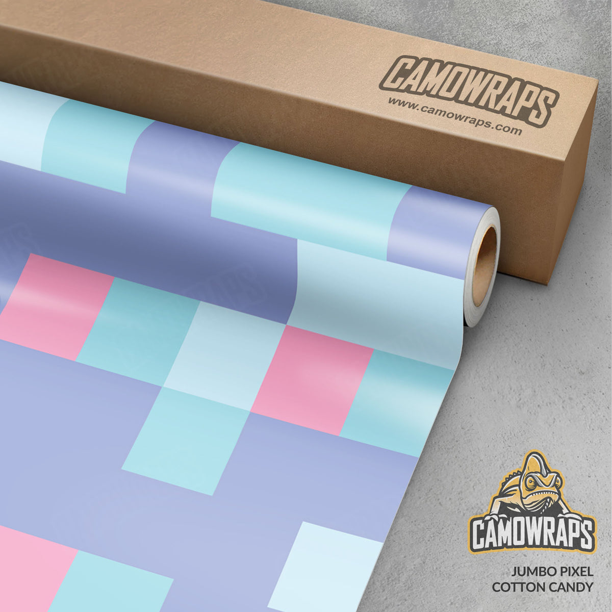 Pixel Cotton Candy Gun Skin Vinyl Wrap