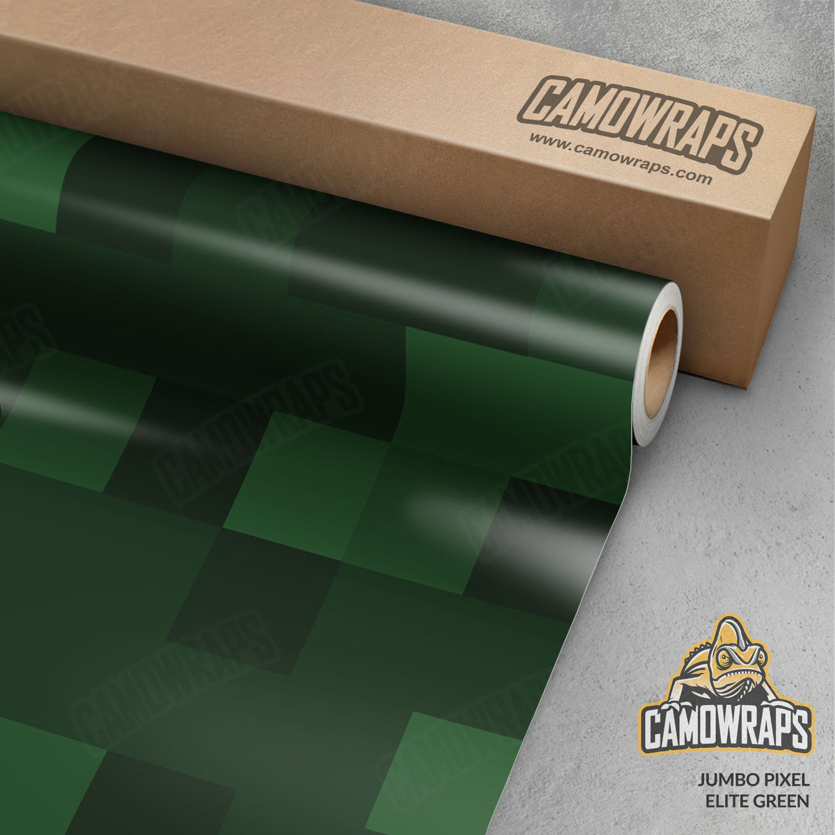 Pixel Elite Green Gun Skin Vinyl Wrap