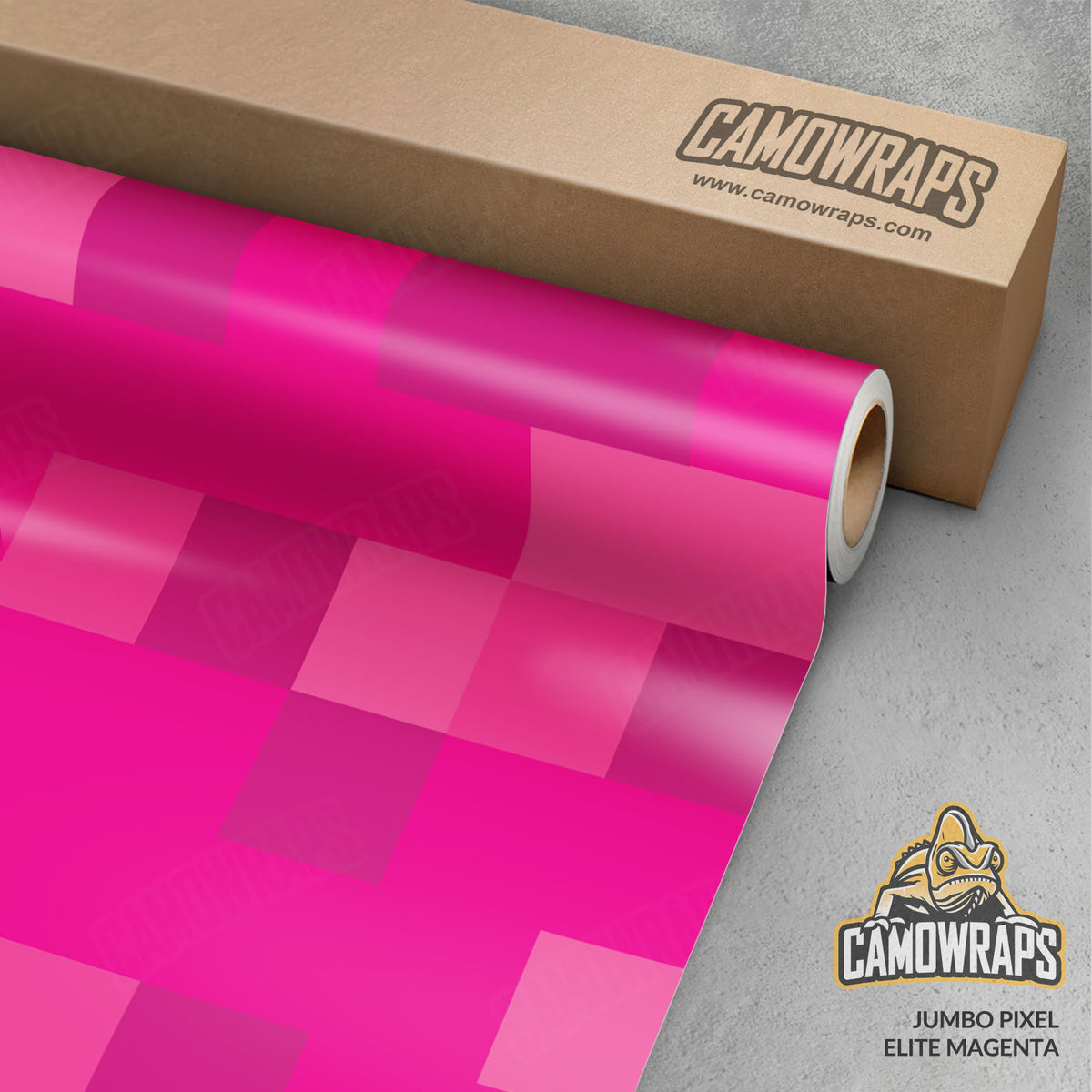 Pixel Elite Magenta Gun Skin Vinyl Wrap