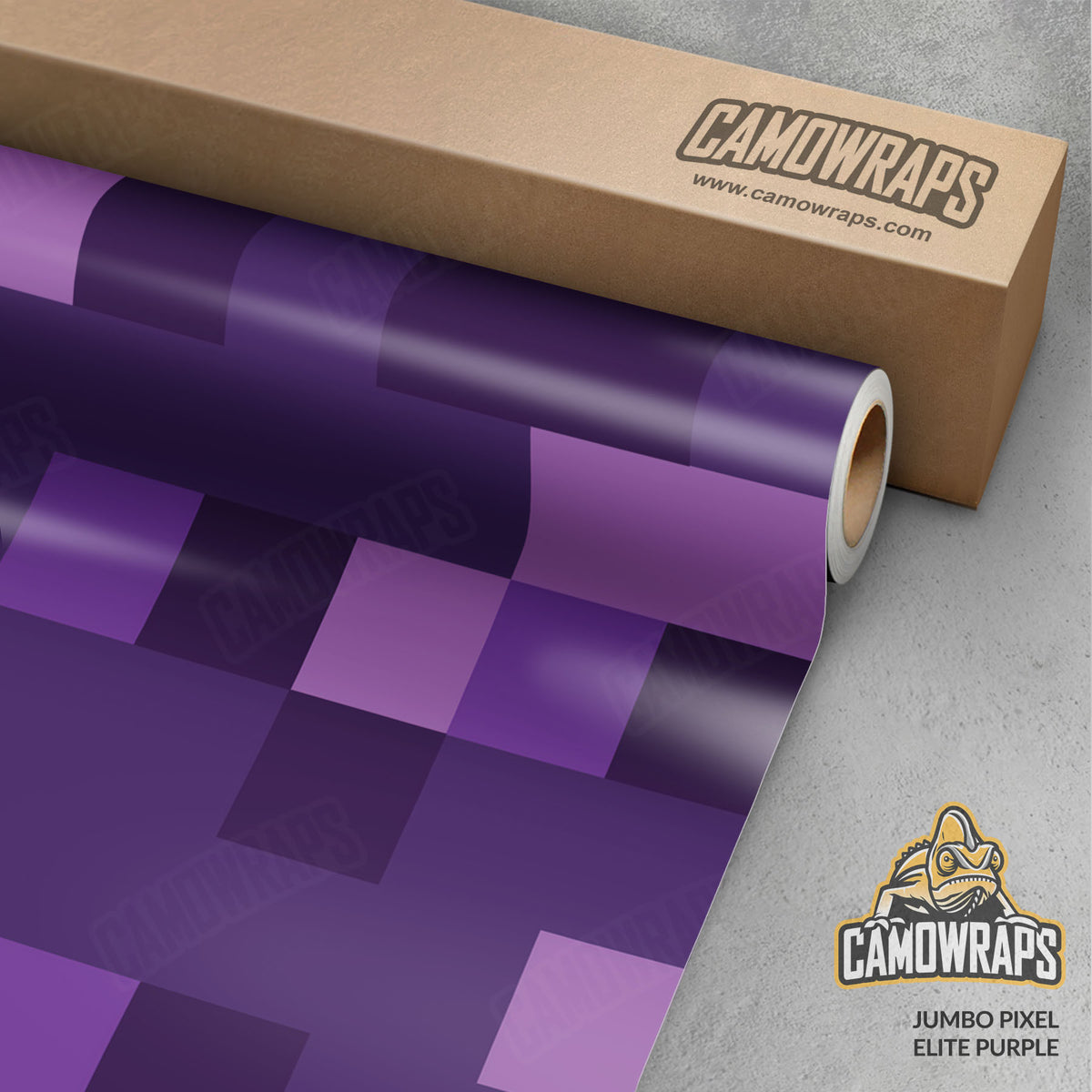 Pixel Elite Purple Gun Skin Vinyl Wrap