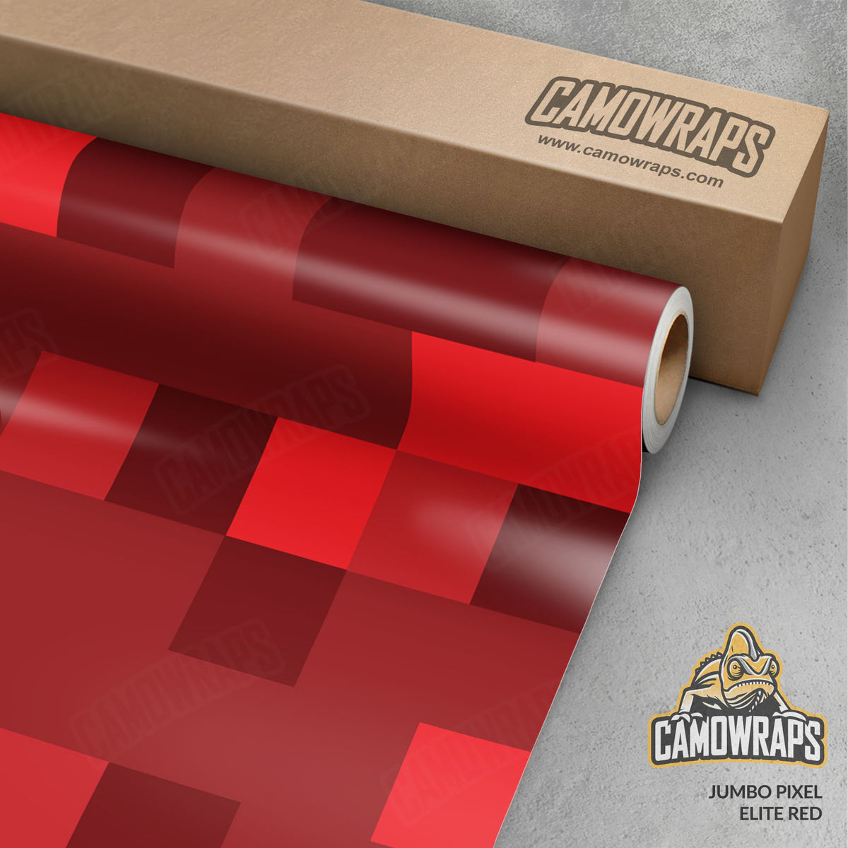 Pixel Elite Red Gun Skin Vinyl Wrap