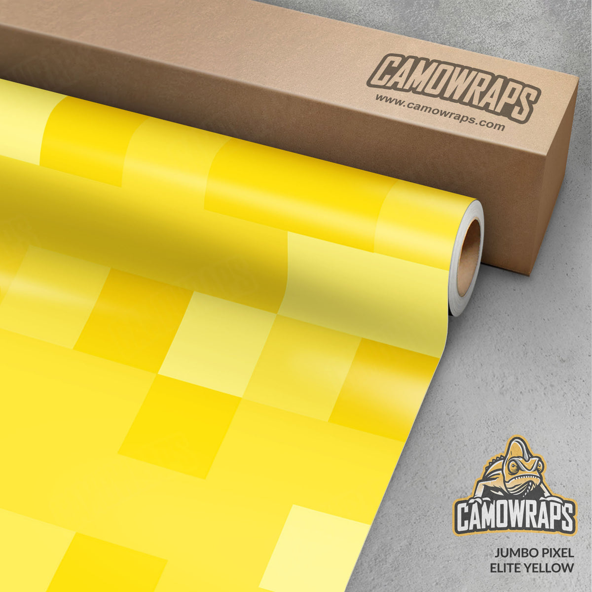 Pixel Elite Yellow Gun Skin Vinyl Wrap