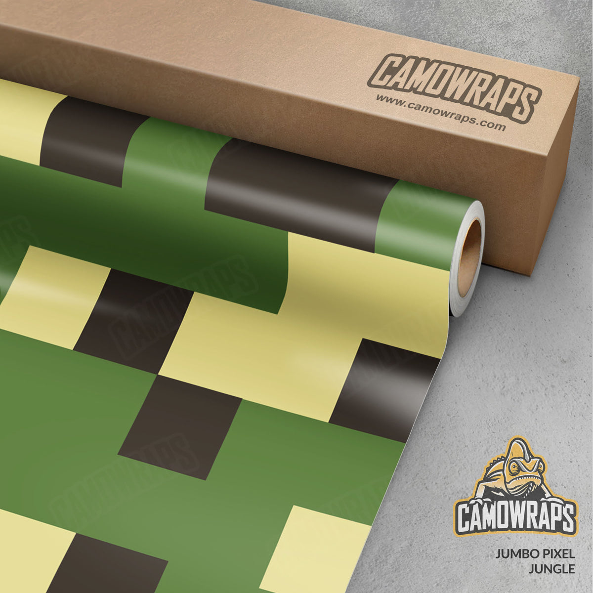 Pixel Jungle Gun Skin Vinyl Wrap