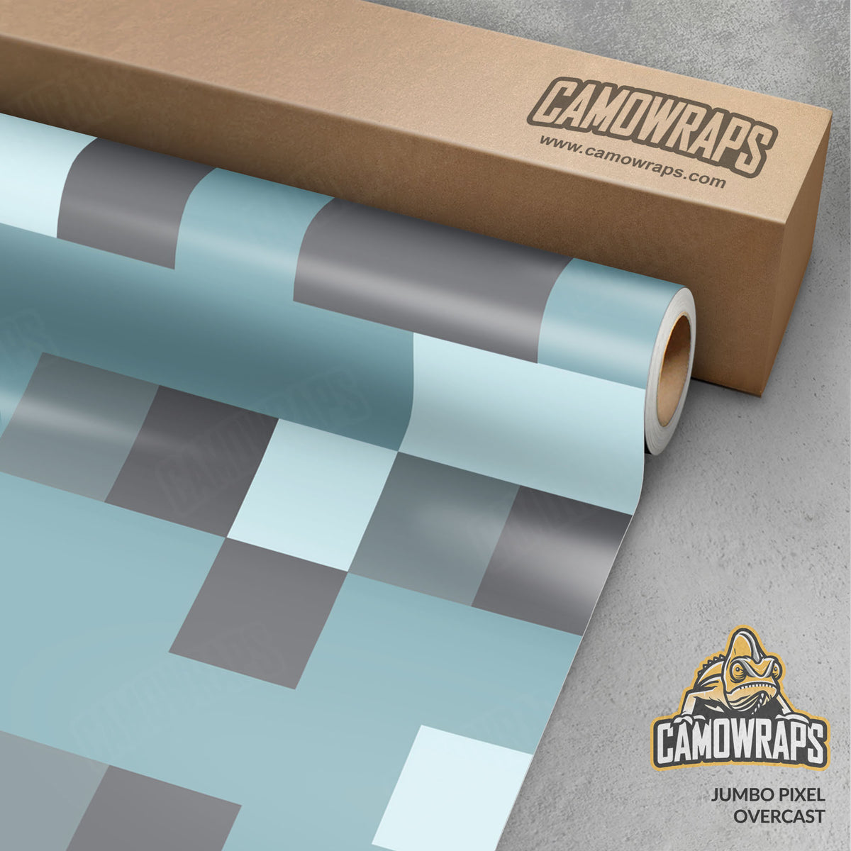 Pixel Overcast Gun Skin Vinyl Wrap