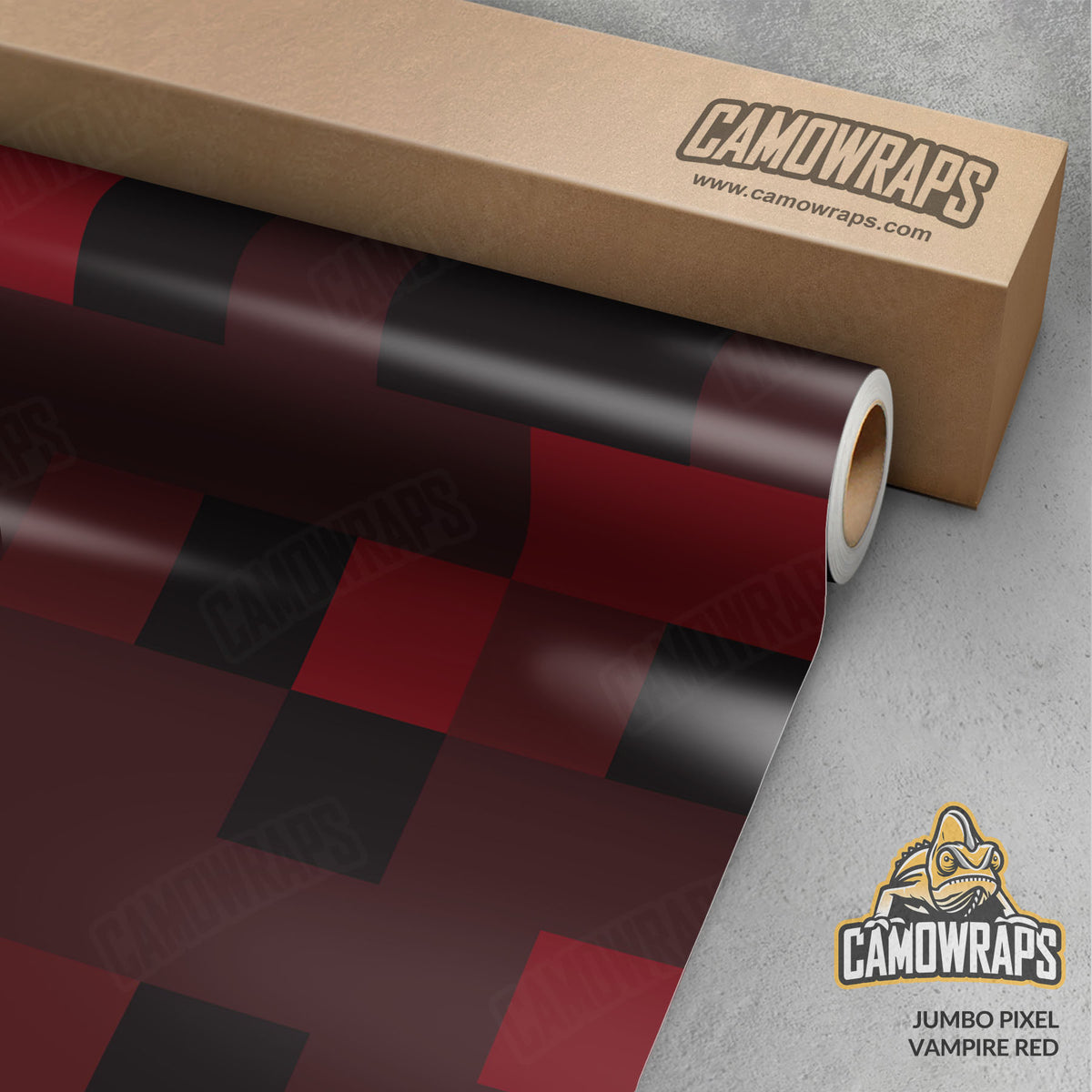 Pixel Vampire Red Gun Skin Vinyl Wrap