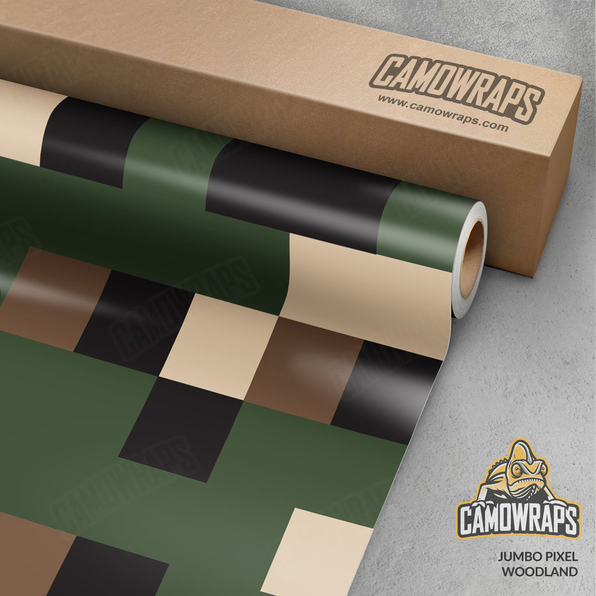 Pixel Woodland Gun Skin Vinyl Wrap