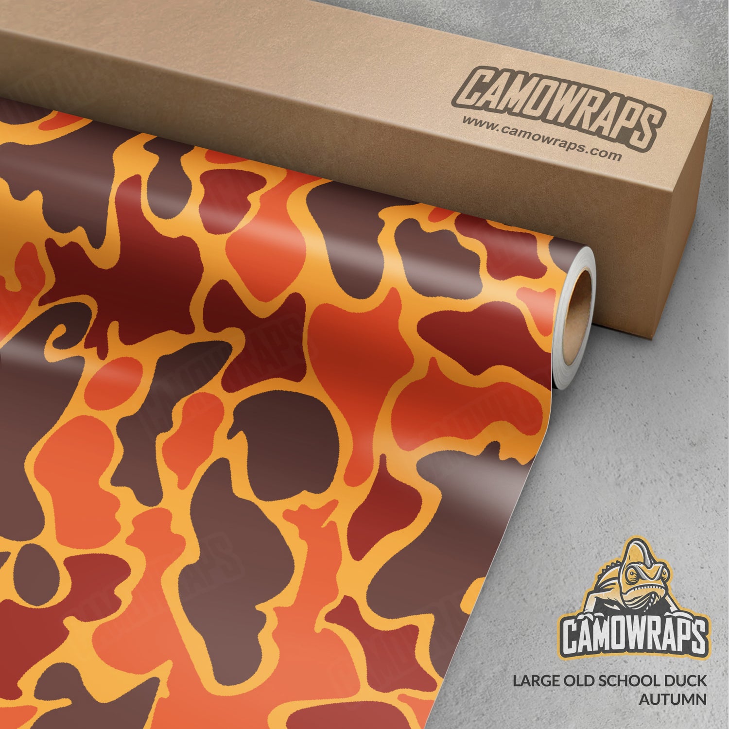 Old School Duck Autumn Gun Skin Vinyl Wrap