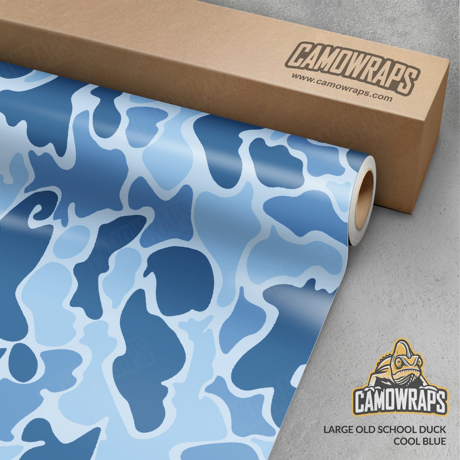 Old School Duck Cool Blue Gun Skin Vinyl Wrap