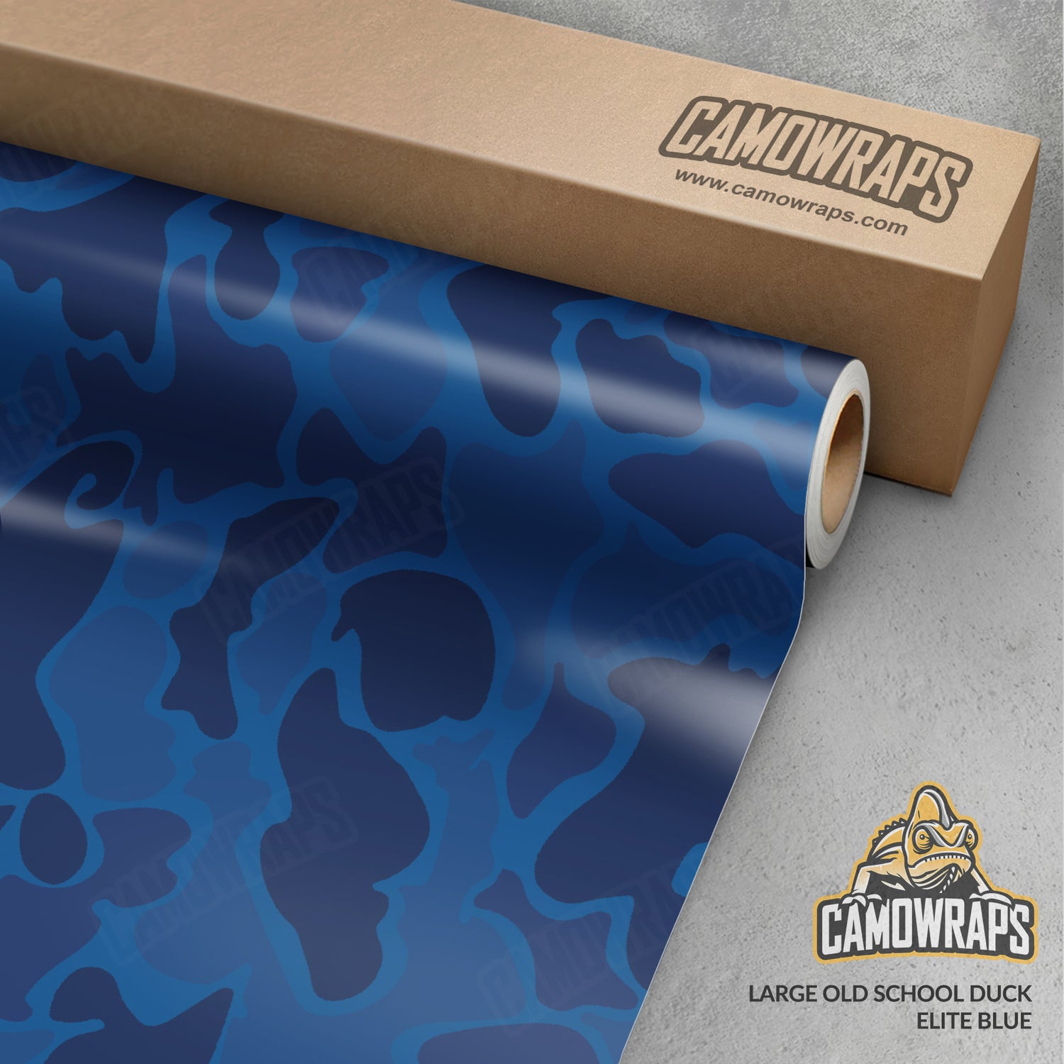Old School Duck Elite Blue Gun Skin Vinyl Wrap