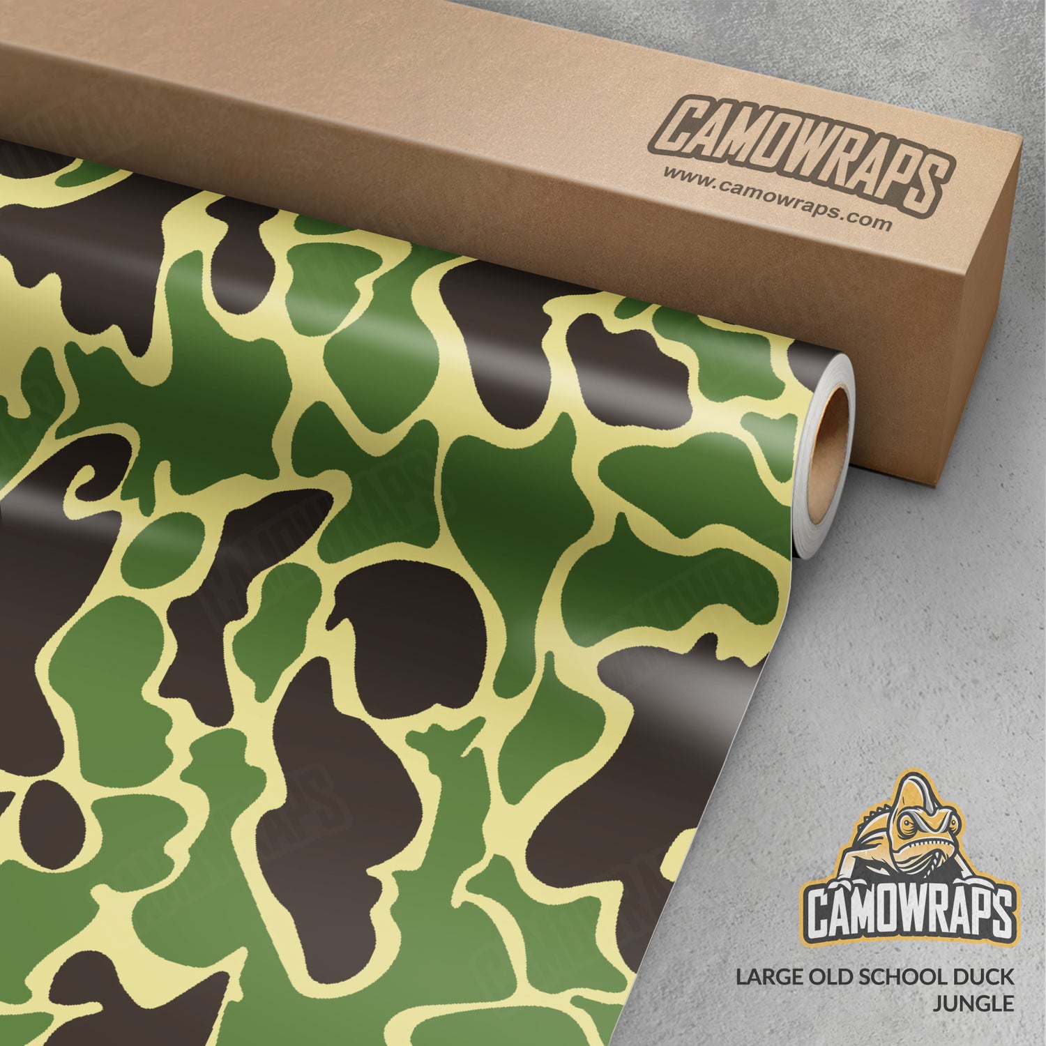 Old School Duck Jungle Gun Skin Vinyl Wrap