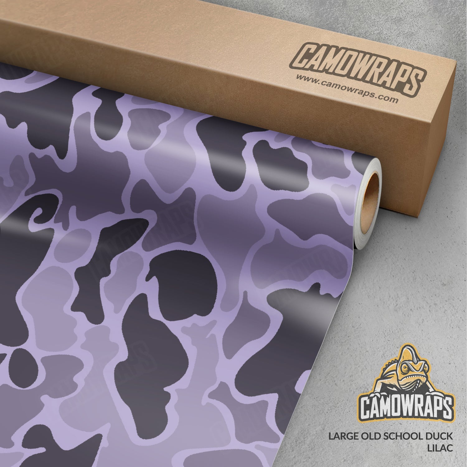 Old School Duck Lilac Gun Skin Vinyl Wrap