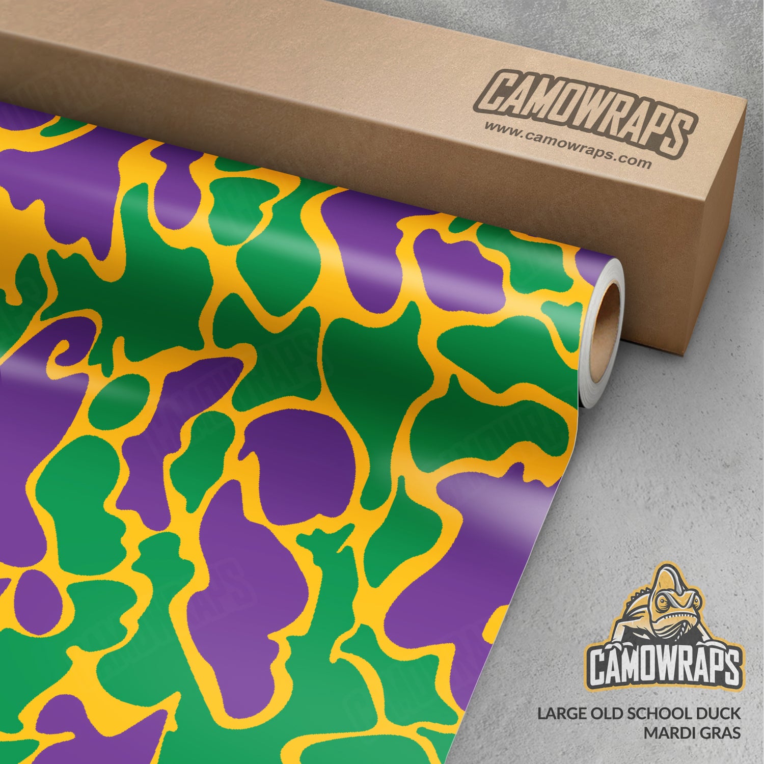 Old School Duck Mardi Gras Gun Skin Vinyl Wrap