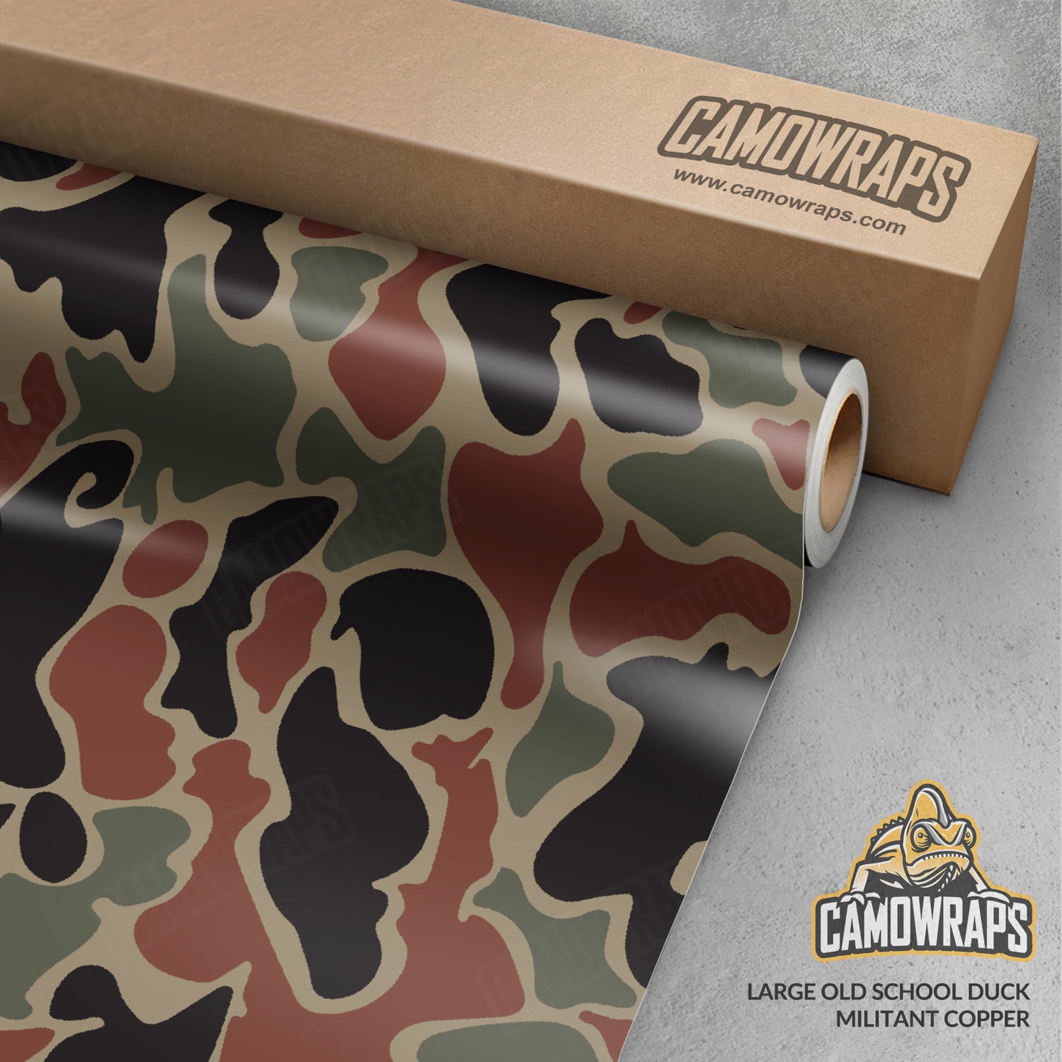 Old School Duck Militant Copper Gun Skin Vinyl Wrap