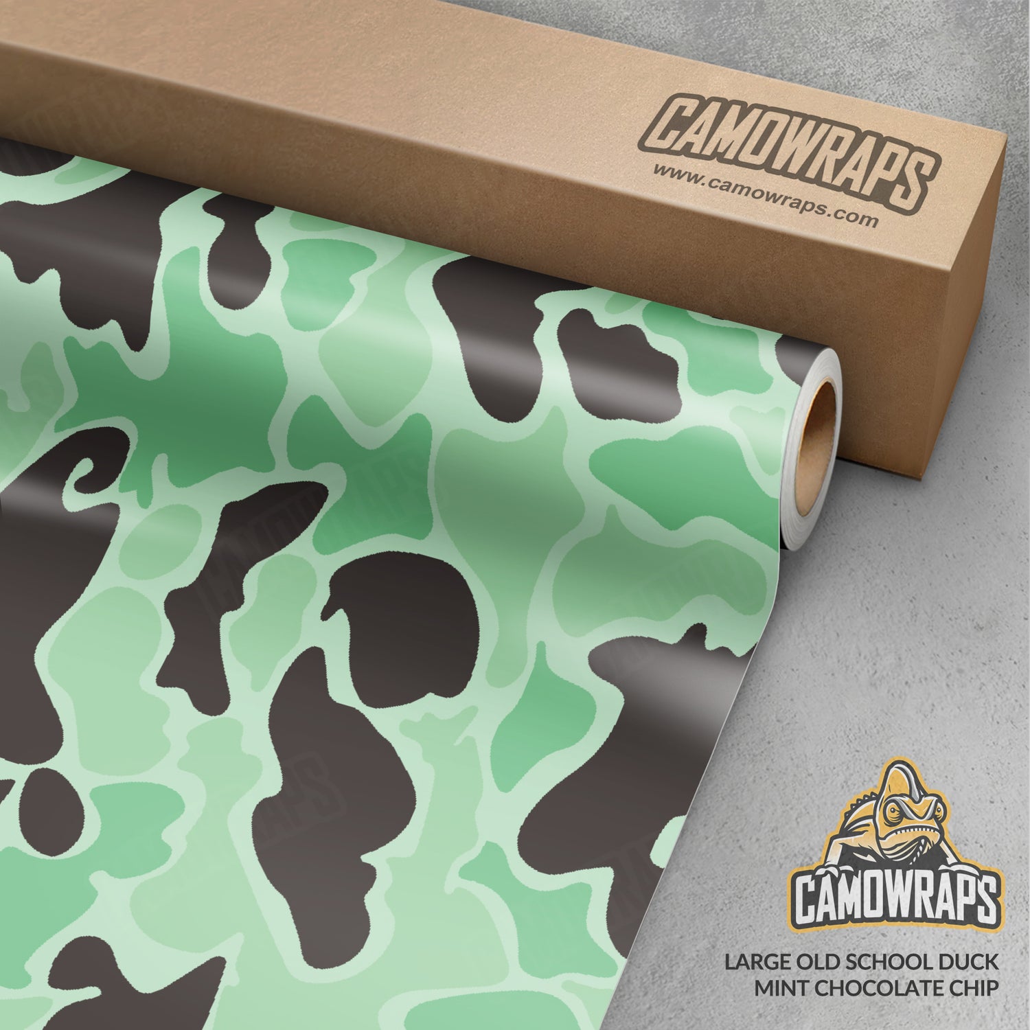 Old School Duck Mint Chocolate Chip Gun Skin Vinyl Wrap