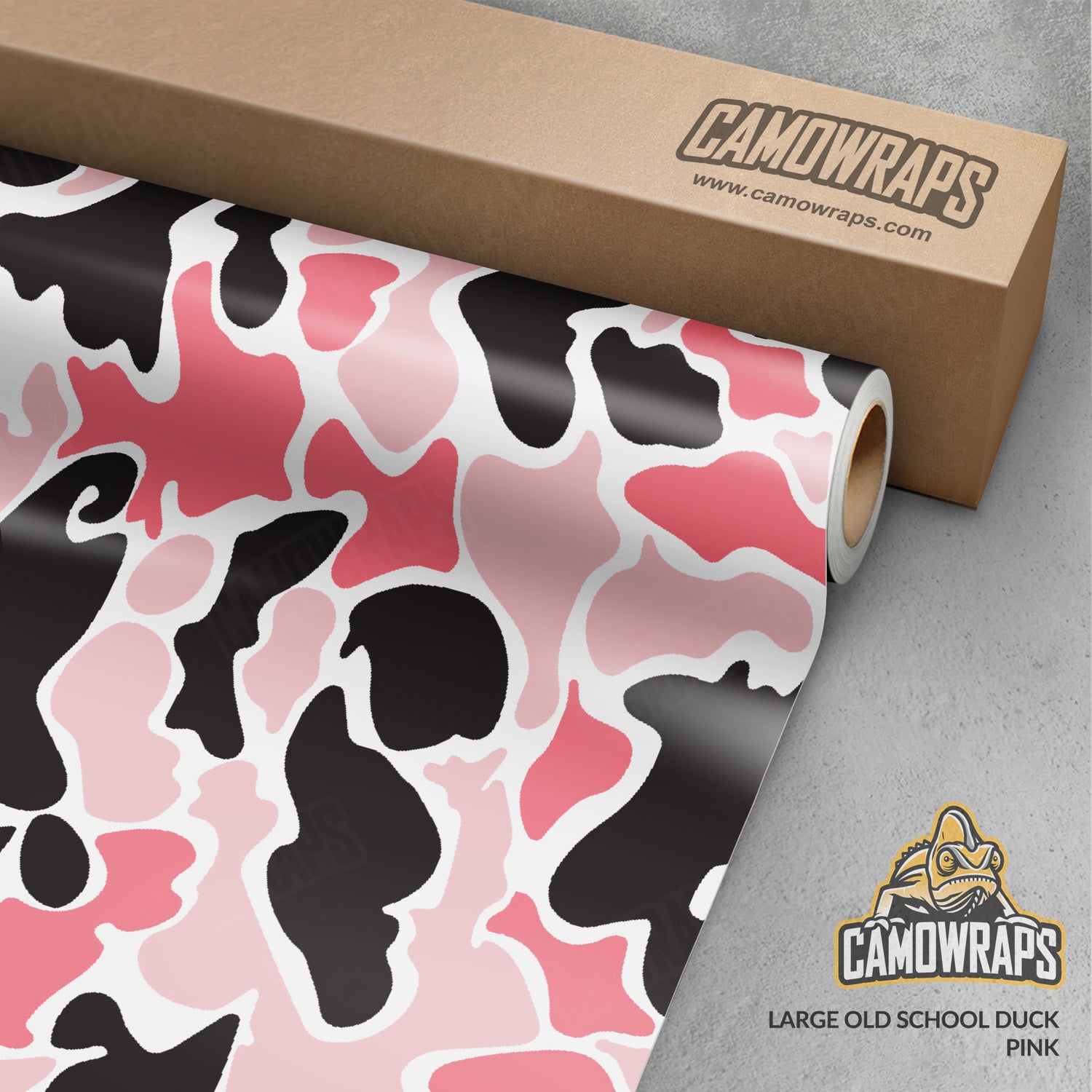 Old School Duck Pink Gun Skin Vinyl Wrap
