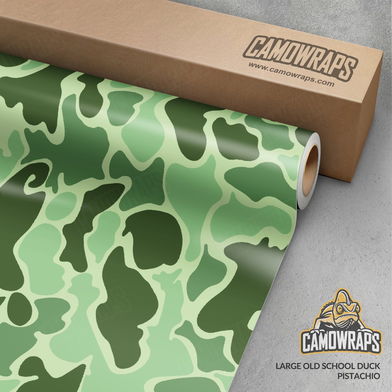 Old School Duck Pistachio Gun Skin Vinyl Wrap