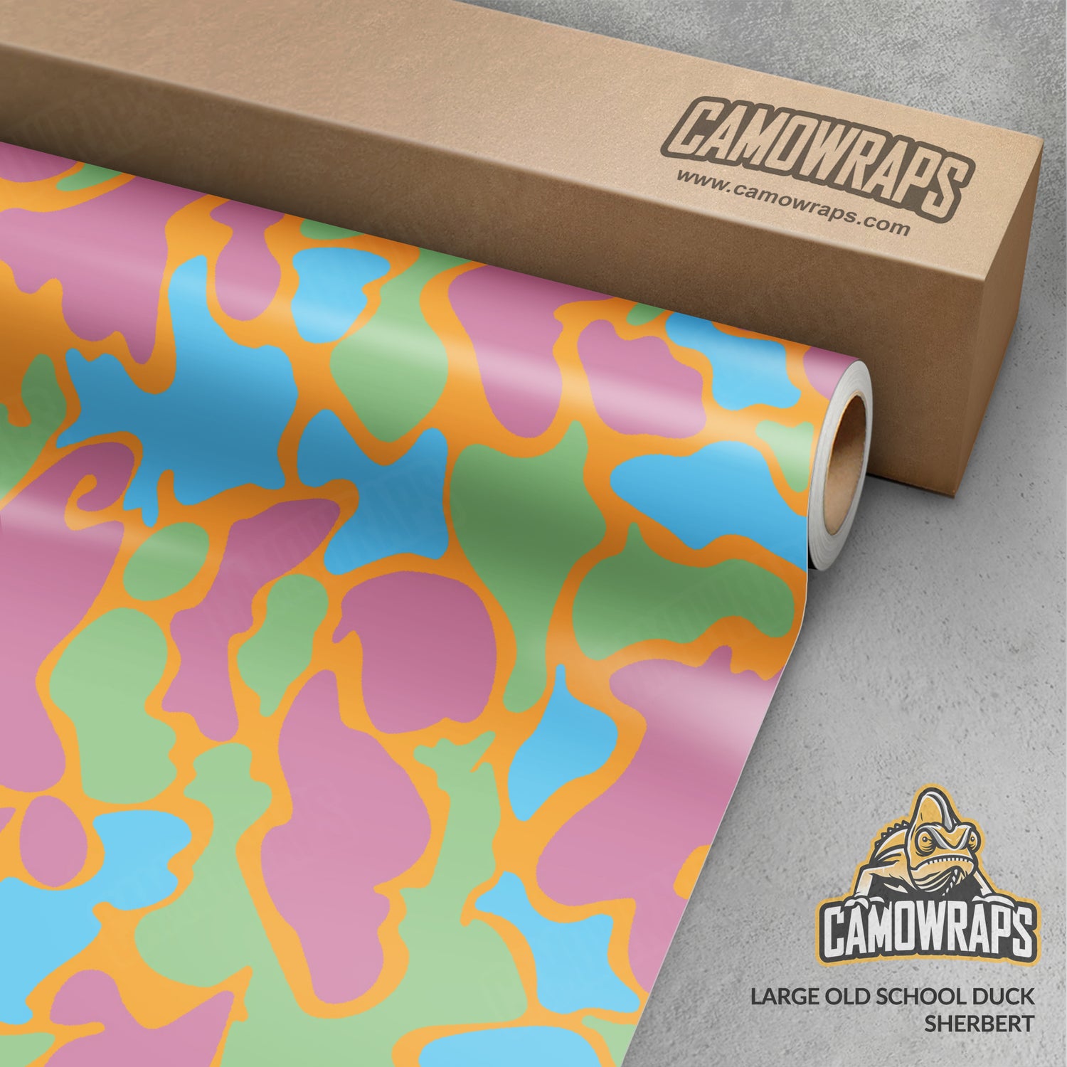 Old School Duck Sherbert Gun Skin Vinyl Wrap