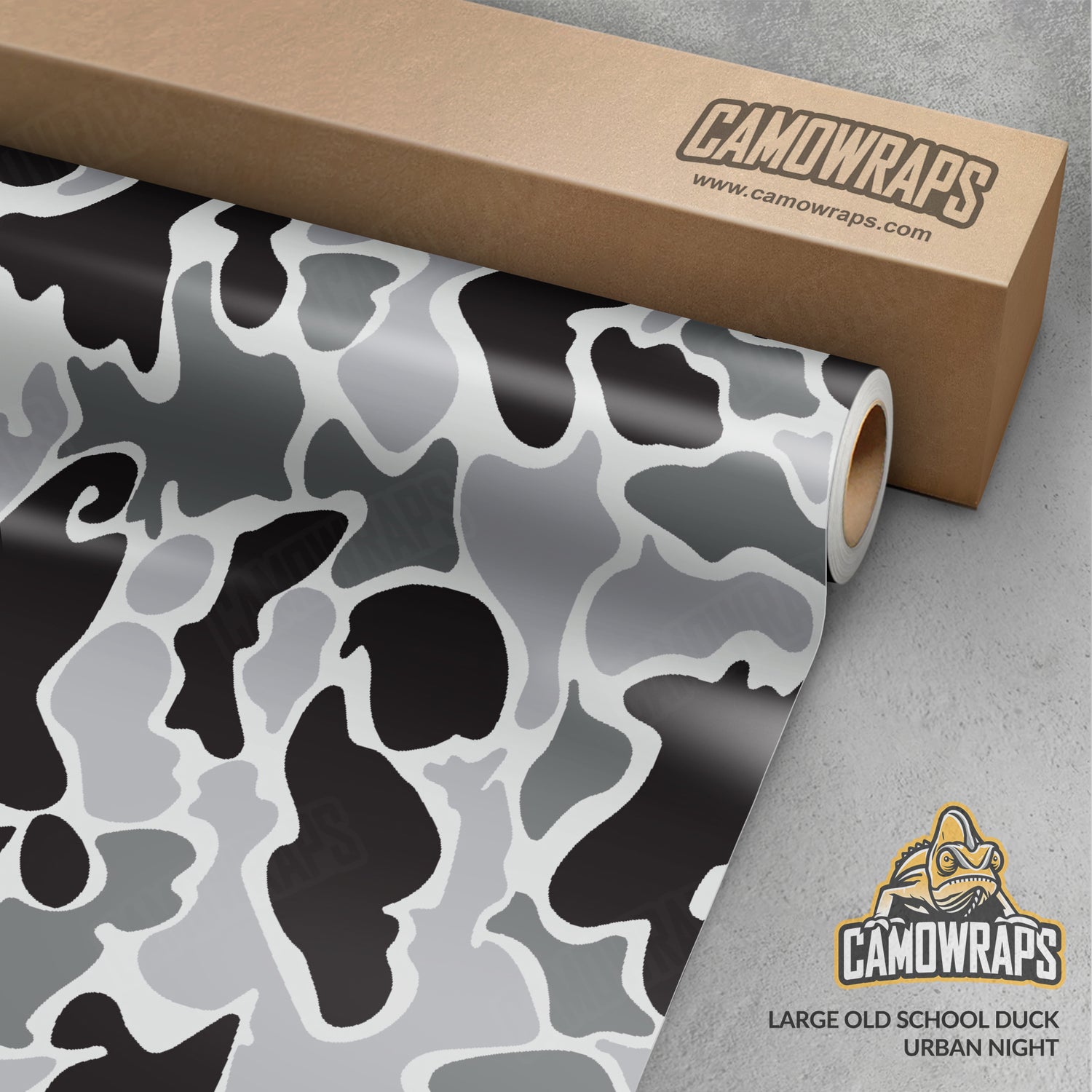 Old School Duck Urban Night Gun Skin Vinyl Wrap