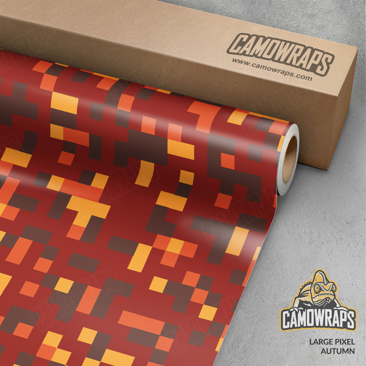 Pixel Autumn Gun Skin Vinyl Wrap