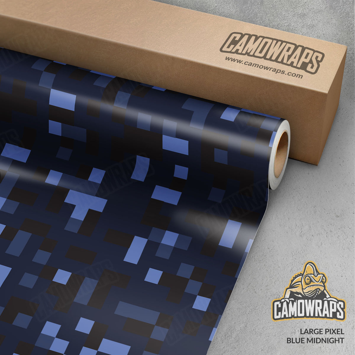 Pixel Blue Midnight Gun Skin Vinyl Wrap