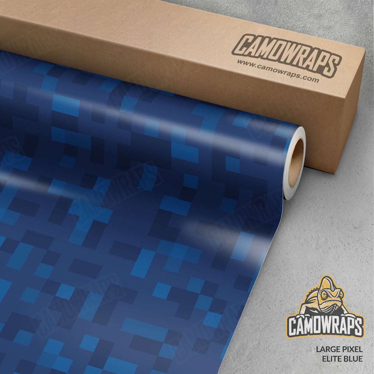 Pixel Elite Blue Gun Skin Vinyl Wrap