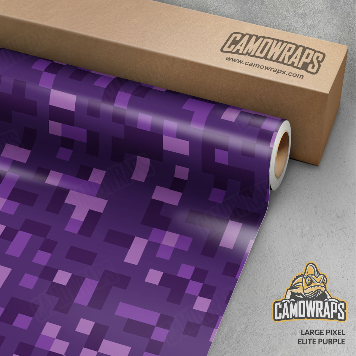 Pixel Elite Purple Gun Skin Vinyl Wrap