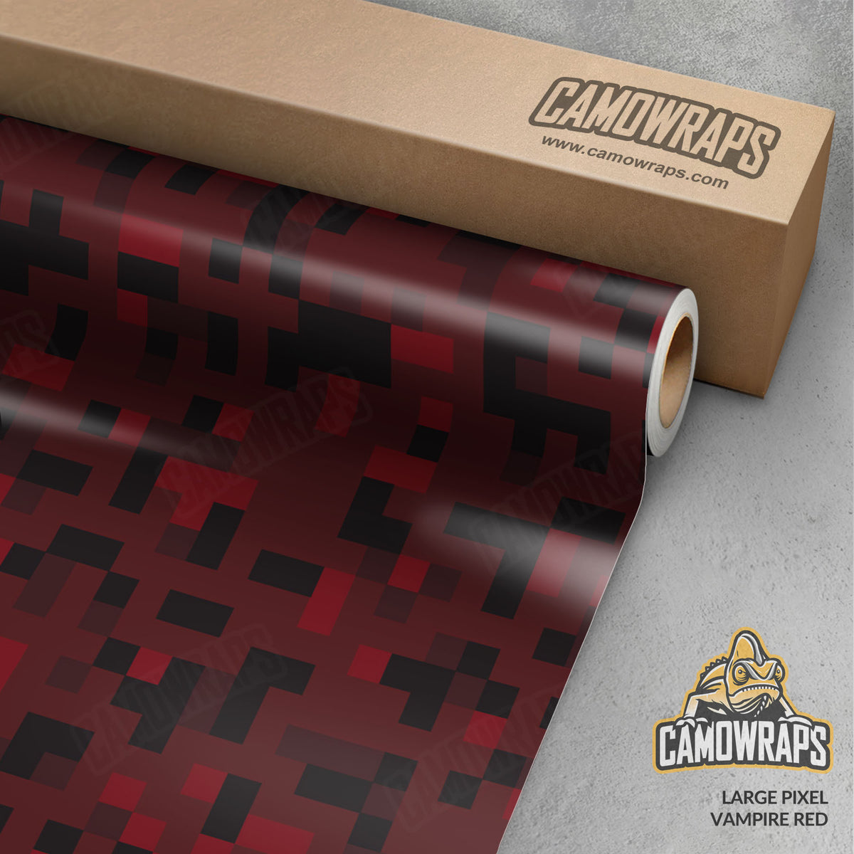 Pixel Vampire Red Gun Skin Vinyl Wrap