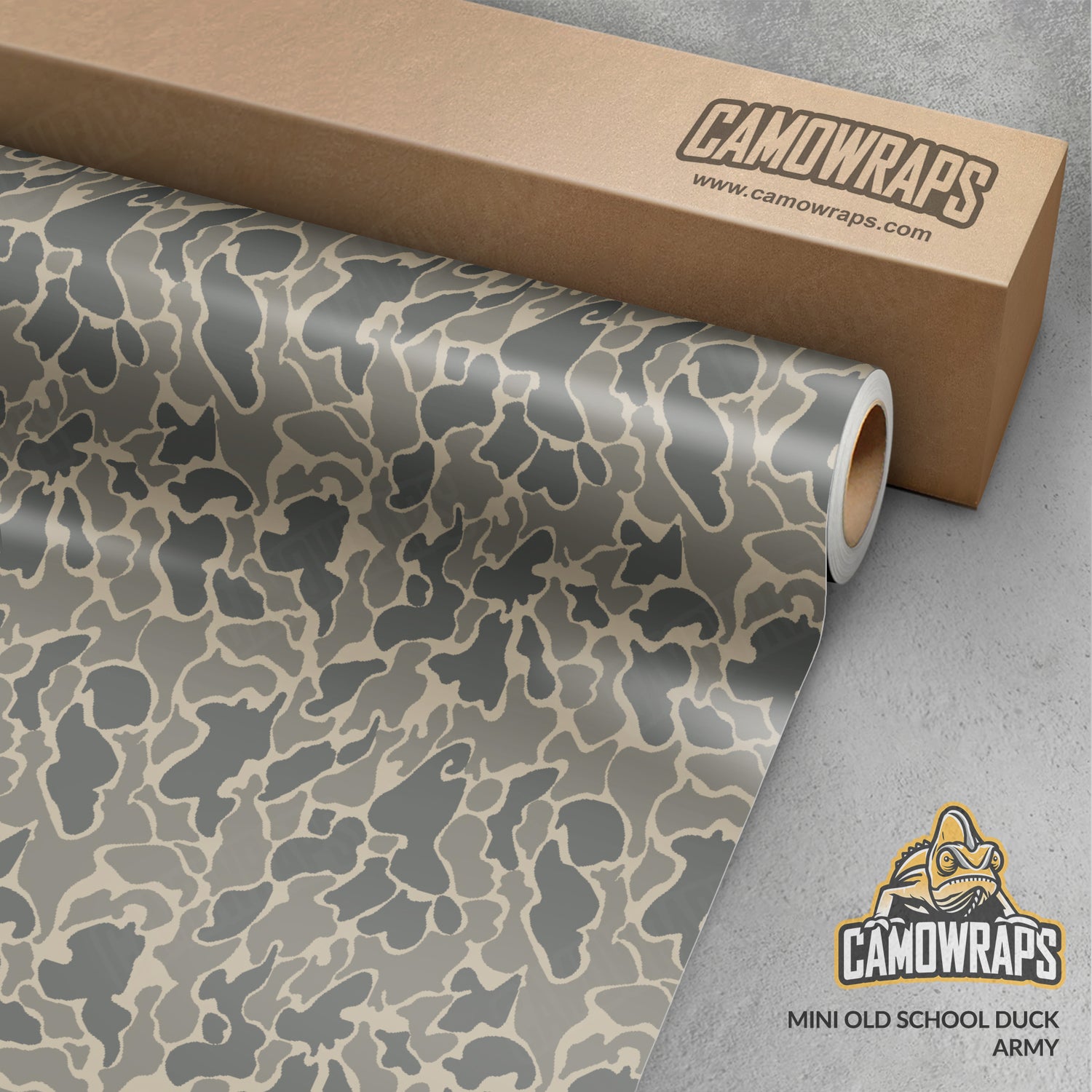 Old School Duck Army Gun Skin Vinyl Wrap