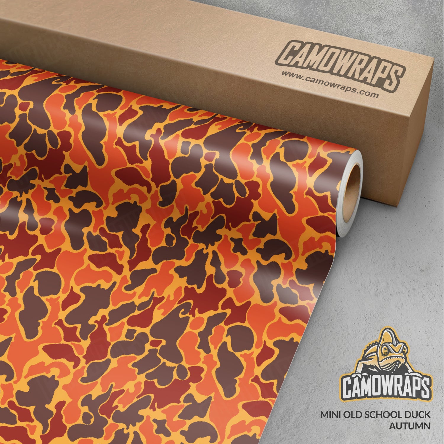 Old School Duck Autumn Gun Skin Vinyl Wrap
