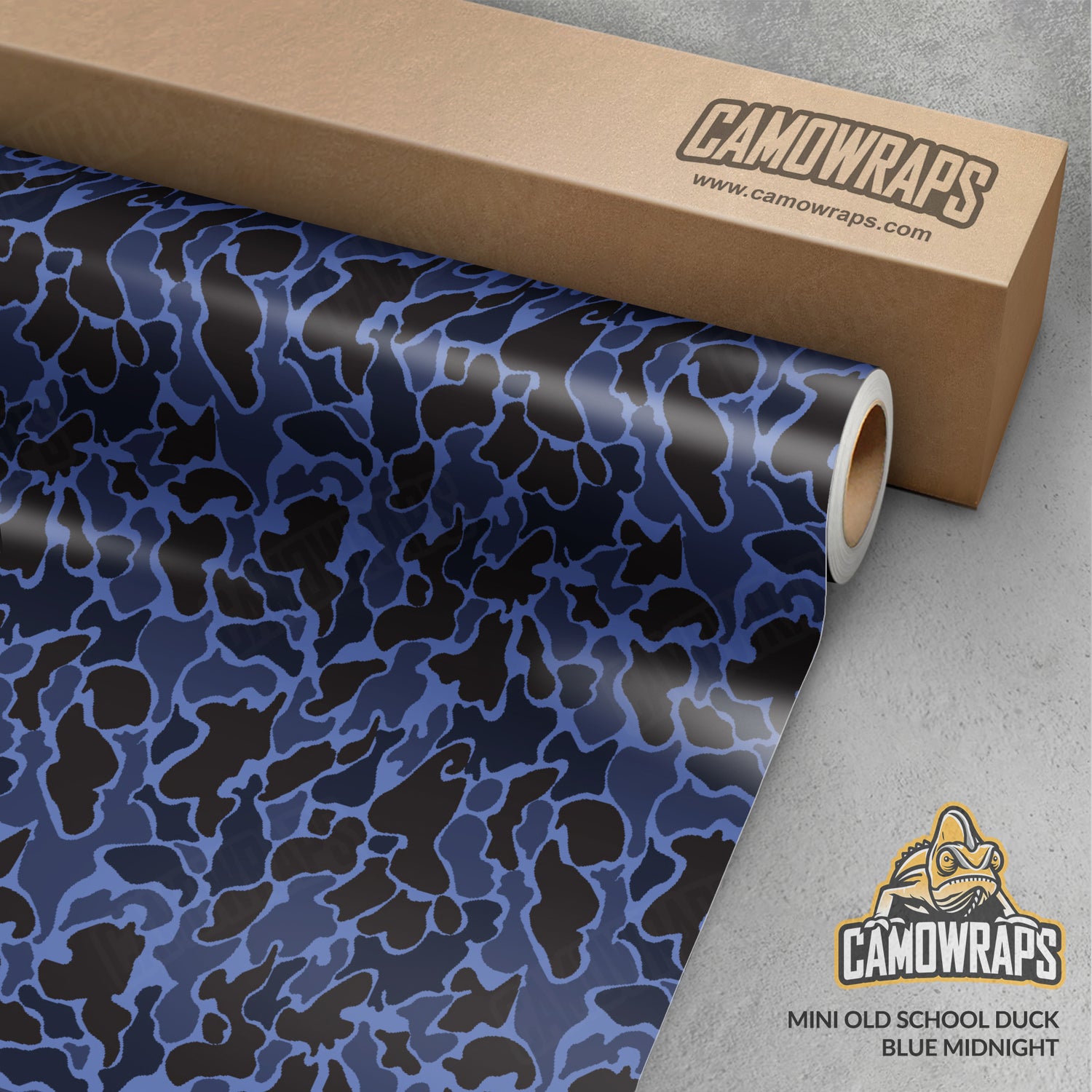 Old School Duck Blue Midnight Gun Skin Vinyl Wrap