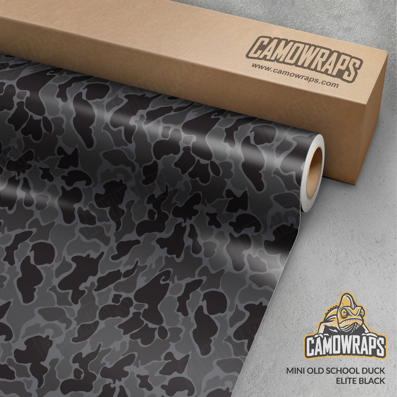 Old School Duck Elite Black Gun Skin Vinyl Wrap