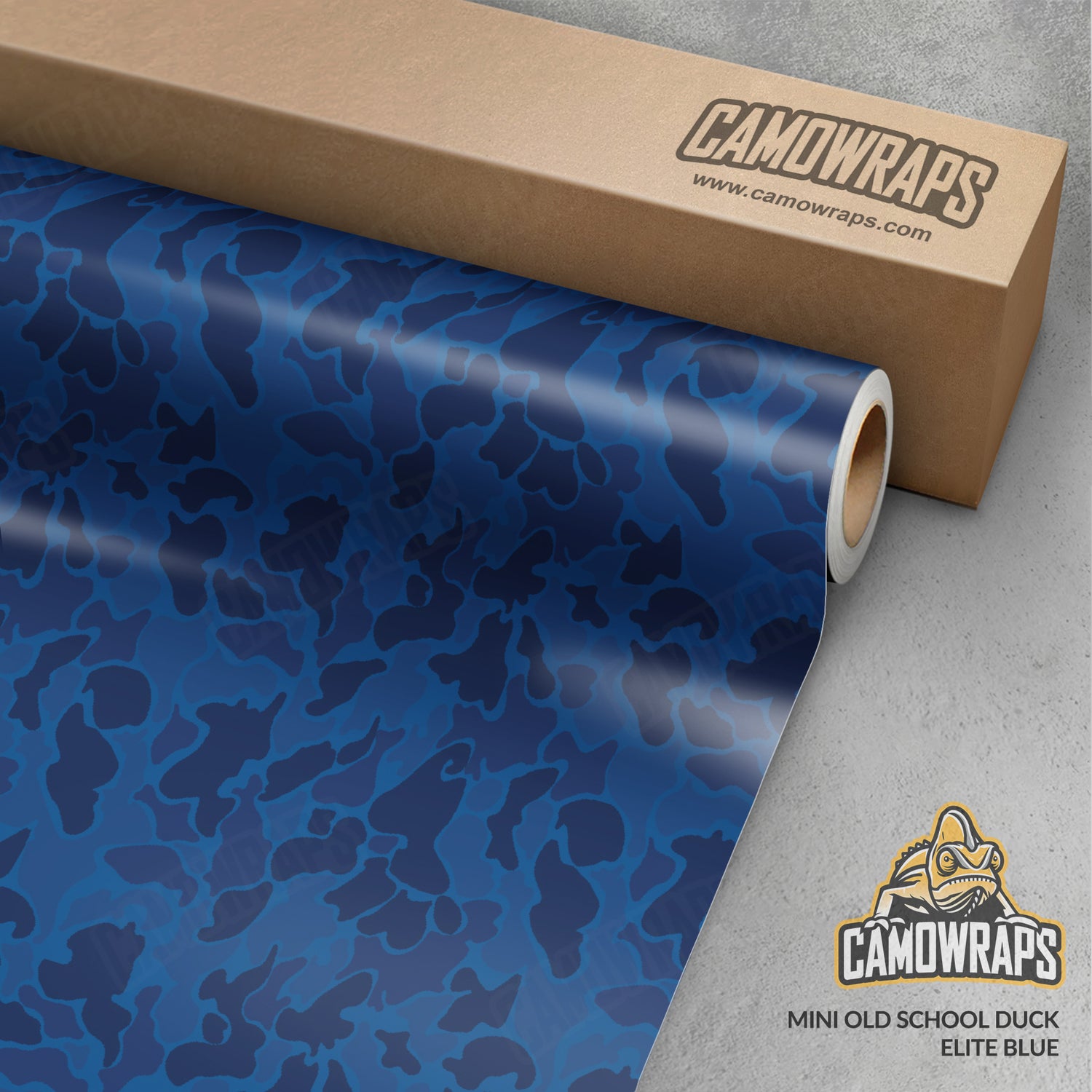 Old School Duck Elite Blue Gun Skin Vinyl Wrap