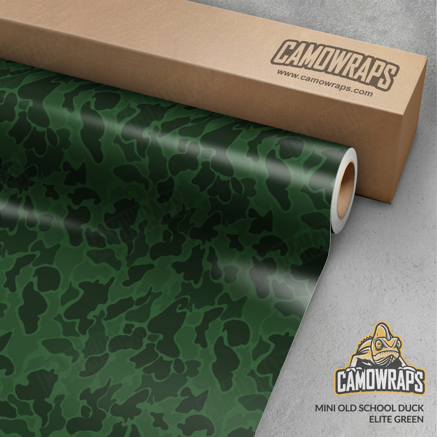 Old School Duck Elite Green Gun Skin Vinyl Wrap