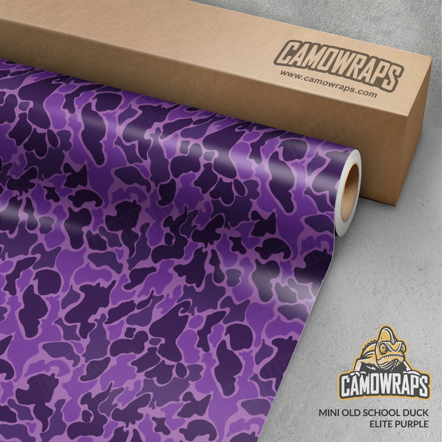 Old School Duck Elite Purple Gun Skin Vinyl Wrap