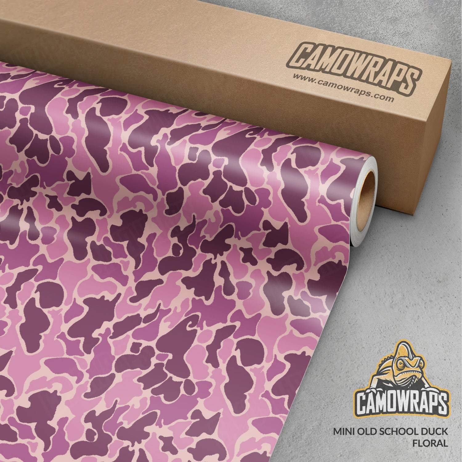 Old School Duck Floral Gun Skin Vinyl Wrap