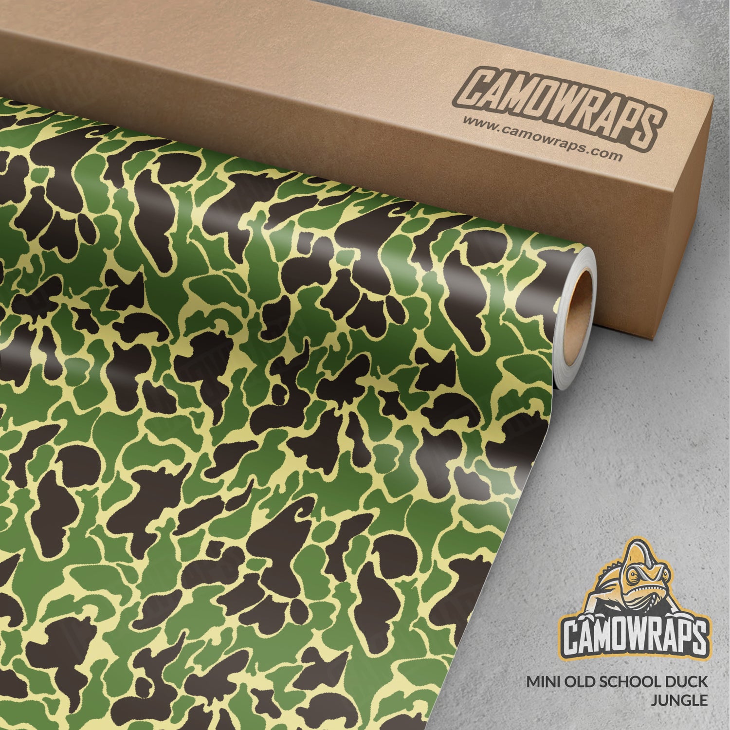 Old School Duck Jungle Gun Skin Vinyl Wrap