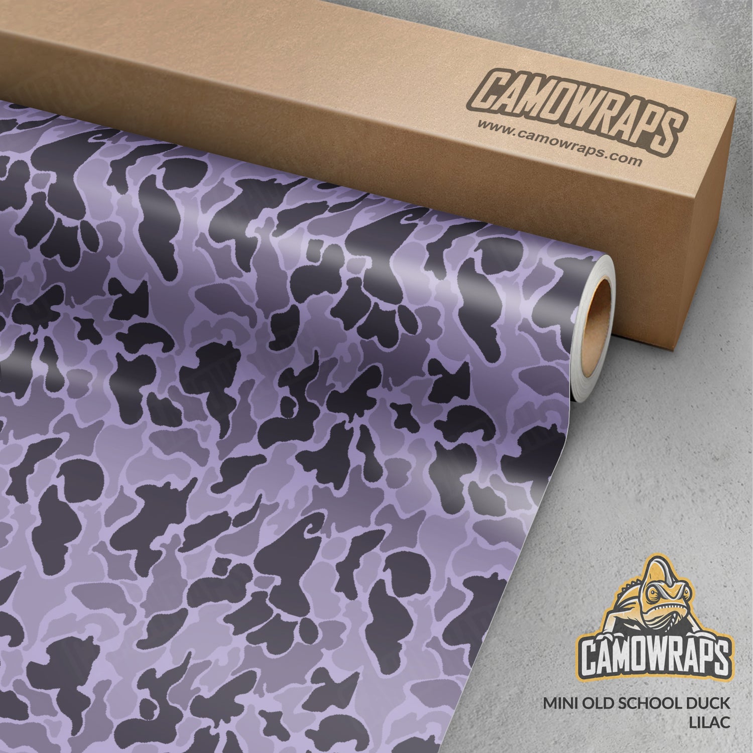 Old School Duck Lilac Gun Skin Vinyl Wrap