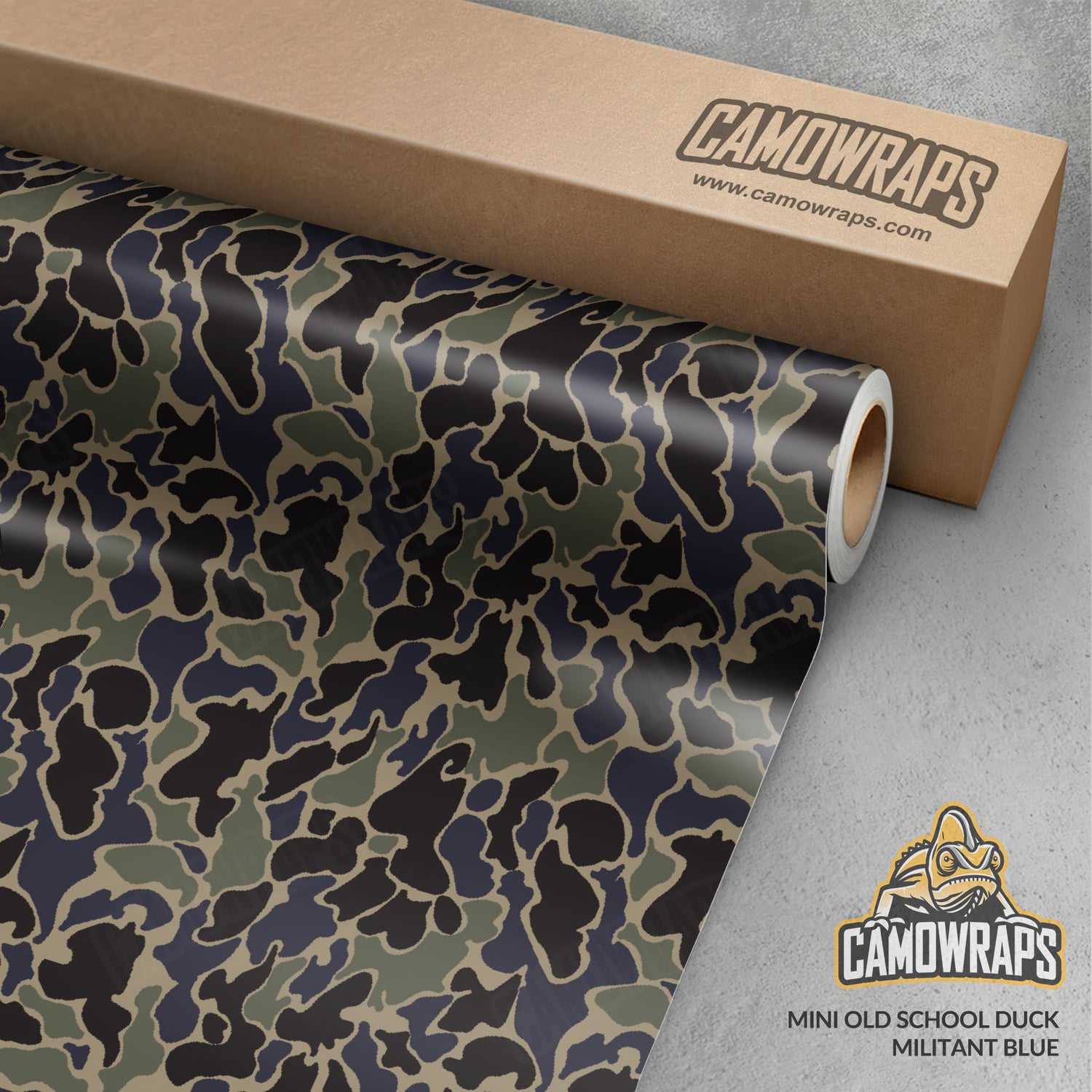 Old School Duck Militant Blue Gun Skin Vinyl Wrap