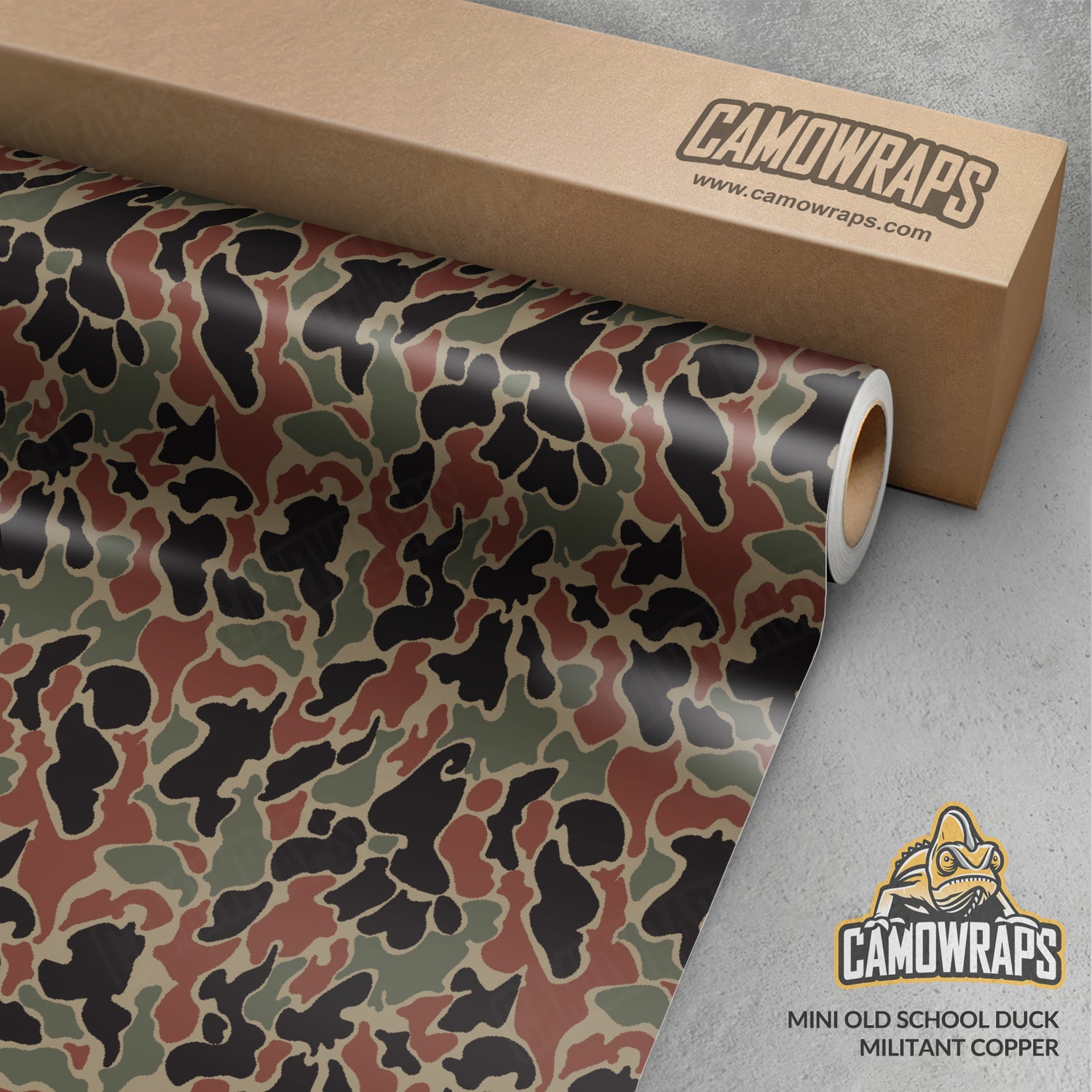 Old School Duck Militant Copper Gun Skin Vinyl Wrap