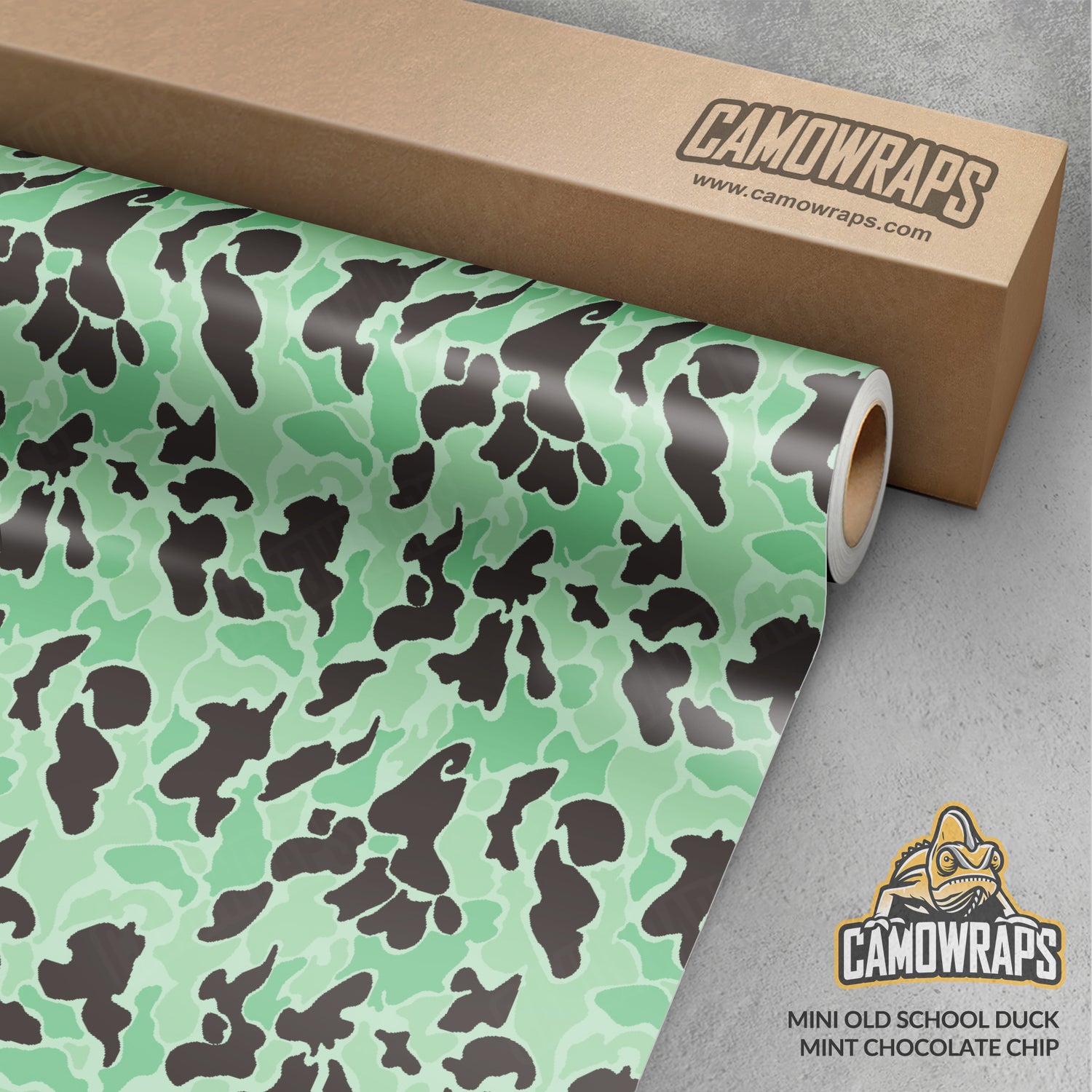 Old School Duck Mint Chocolate Chip Gun Skin Vinyl Wrap