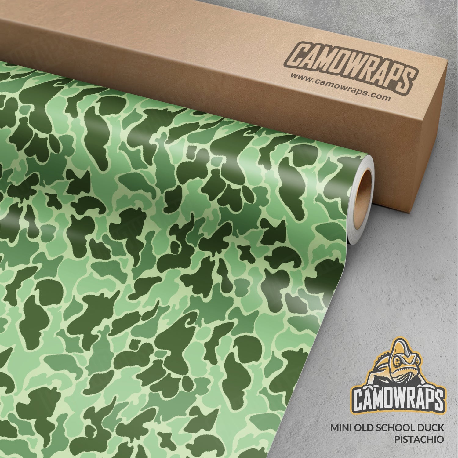 Old School Duck Pistachio Gun Skin Vinyl Wrap