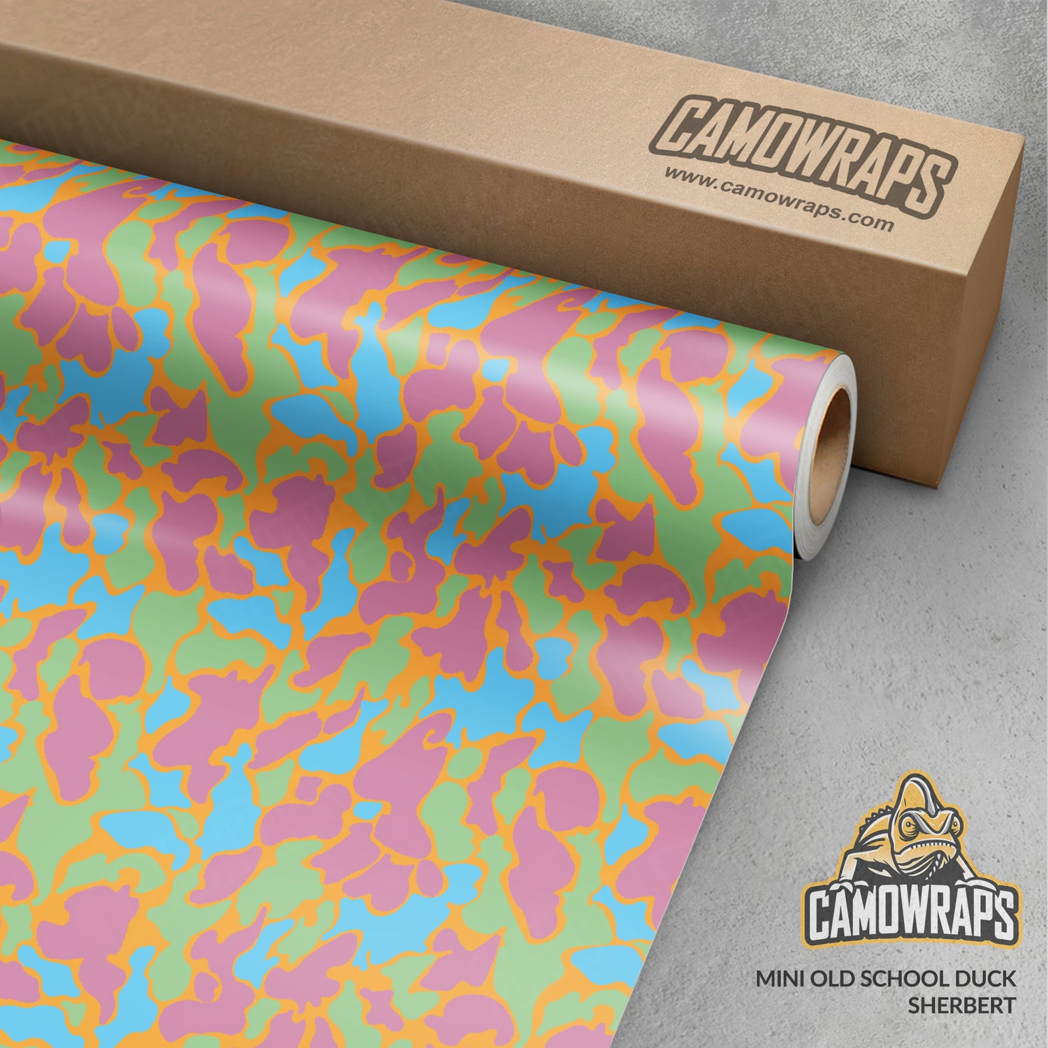 Old School Duck Sherbert Gun Skin Vinyl Wrap